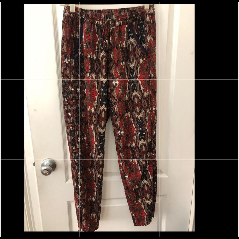 Anthropologie patterned jogger
